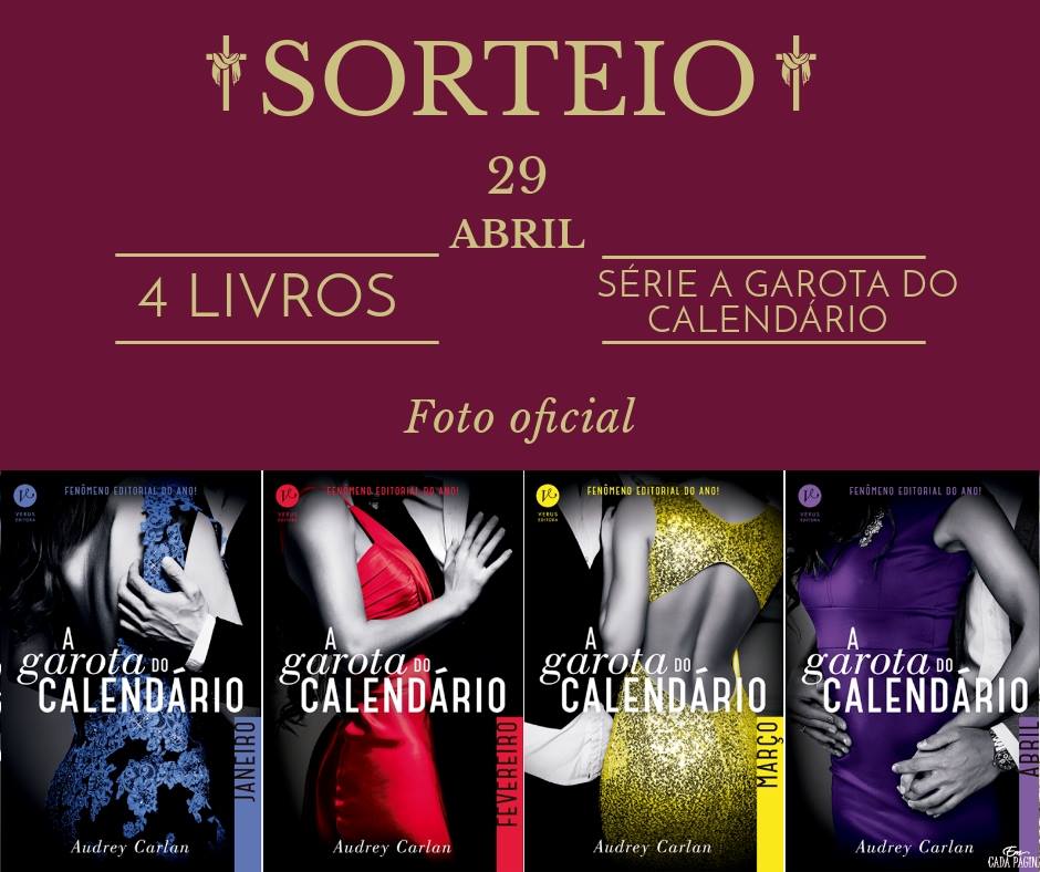 sorteio de livros 