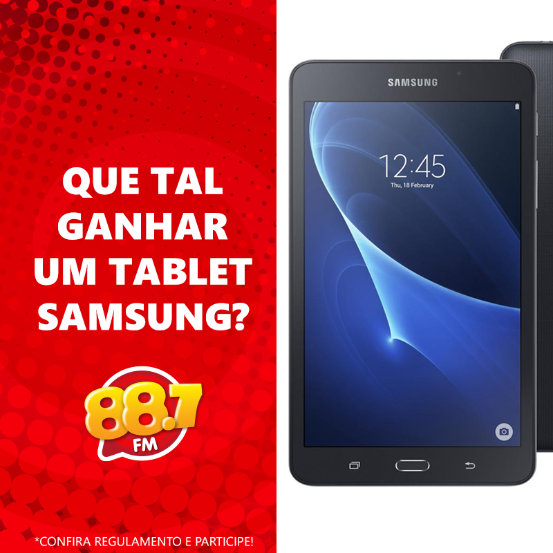 sorteio tablet da sansung