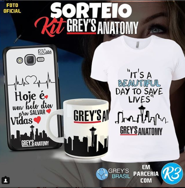 sorteio kit grays anatomy