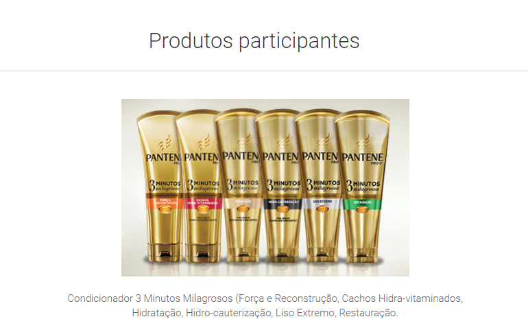 experimente pantene grátis