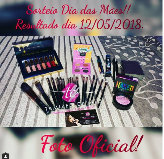 sorteio kit de maquiagem completo