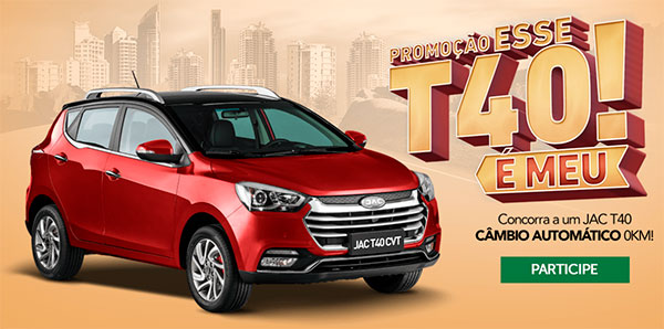 promocao jac motors esse t40 e meu