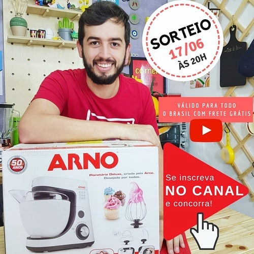 sorteio batedeira arno