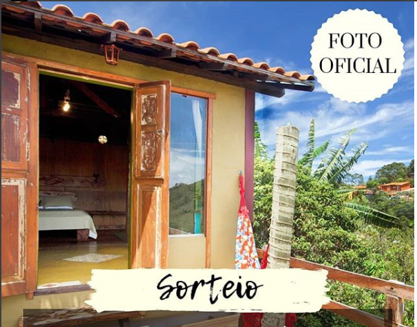 sorteio diaria chale canto da siriema