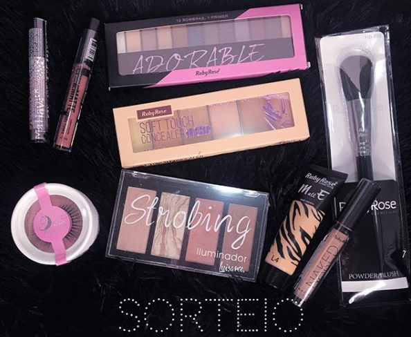 sorteio kit de maquiagem