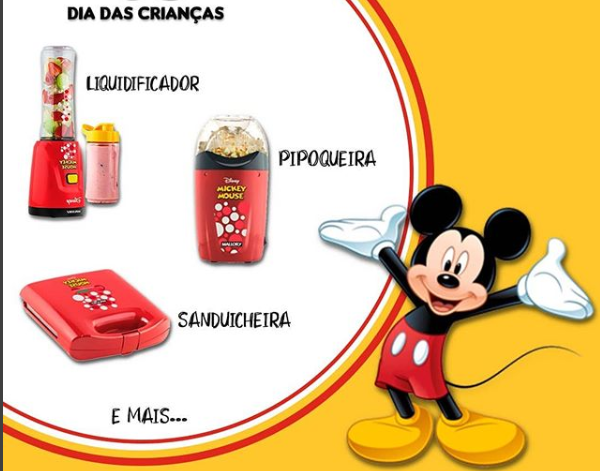 sorteio kit personalizados mickey