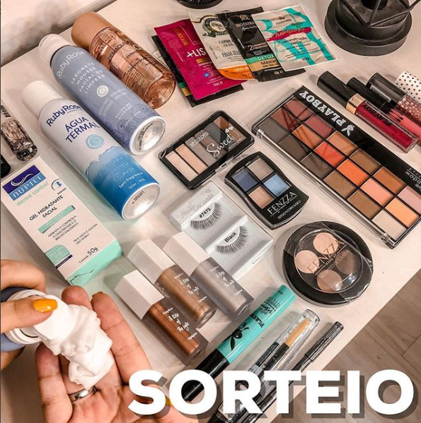 sorteio kit maquiagem