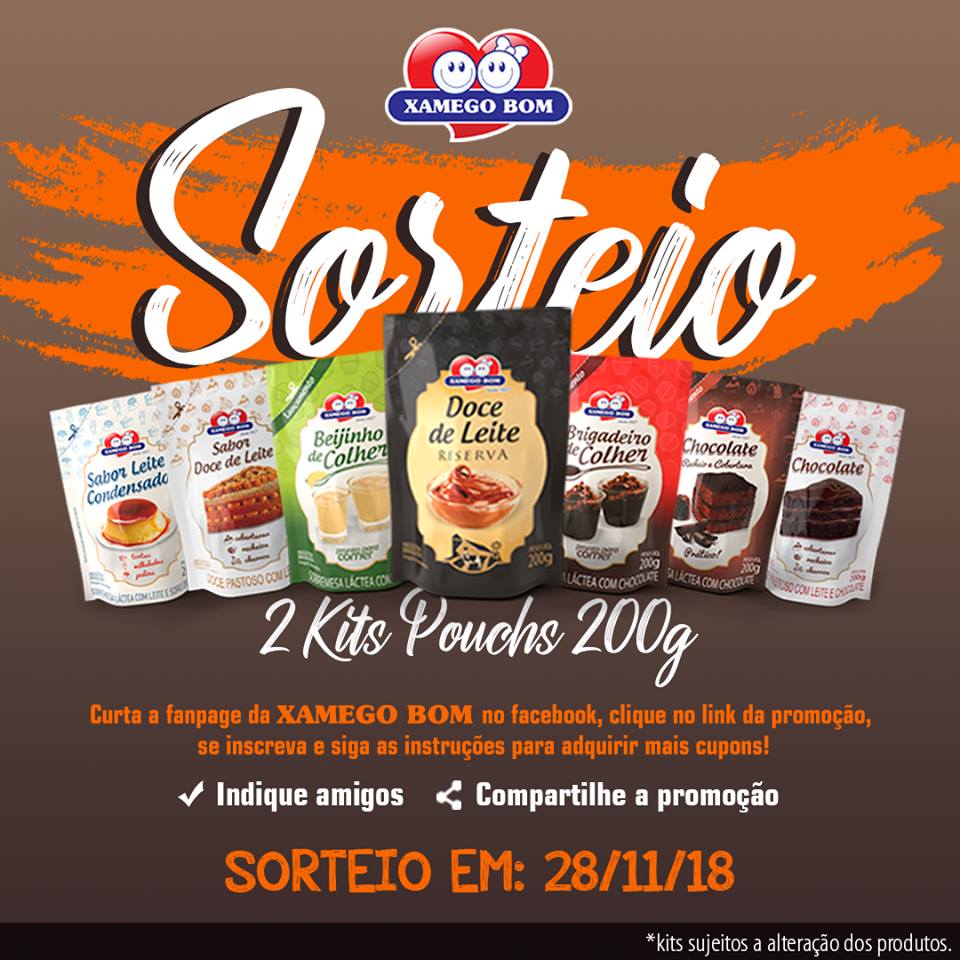 sorsorteio kit doces xamego bom