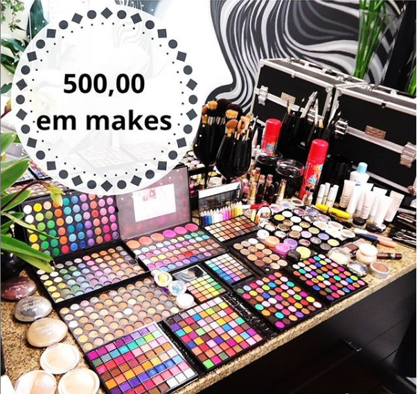 sorteio 500 reais em makes