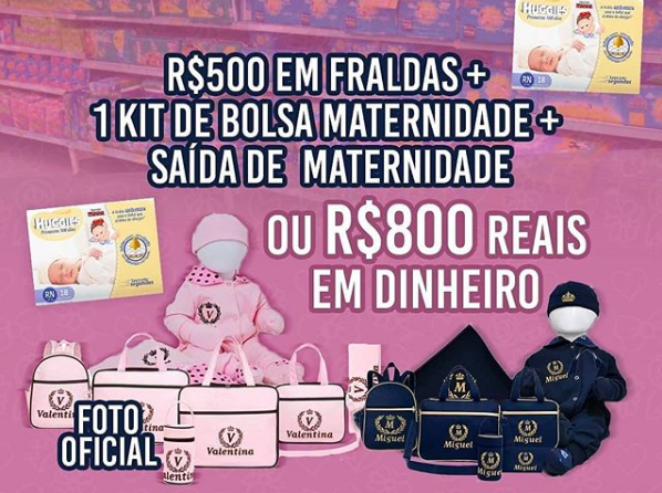 sorteio kit bebe