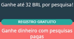 pesquisas remuneradas