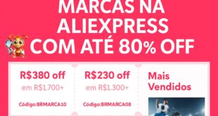 promoção até 80 off aliexpress