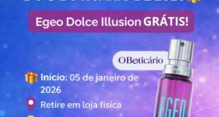 novo brinde grátis o boticário