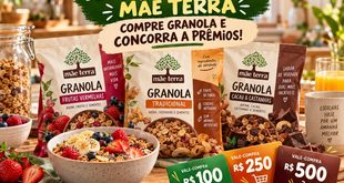 promoção Mãe Terra 2026, granola e cartões virtuais